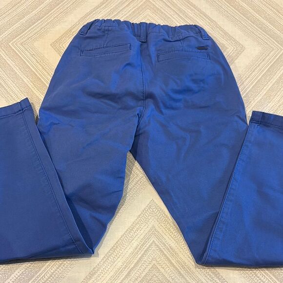 Mayoral Boys Adjustable Waist Blue Pants - Size 6 - Picture 5 of 7